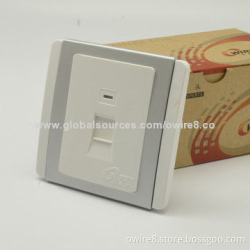 Ethernet LAN Cat5e Cable Face-plateNew